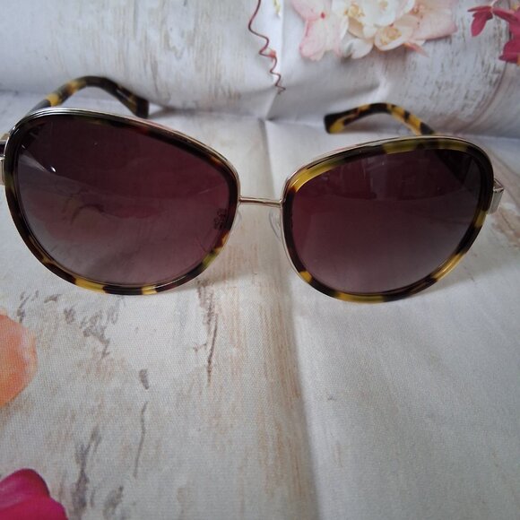 Calvin Klein tortoise shell animal metal sunglasses NEW IN CASE main image 3